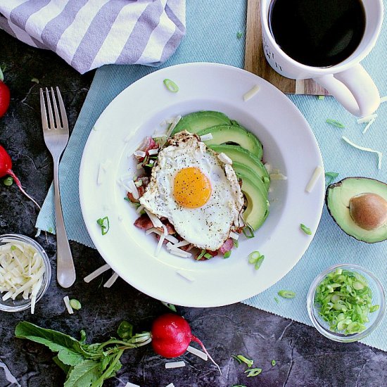 Sunday Morning Low Carb Hash Bowl