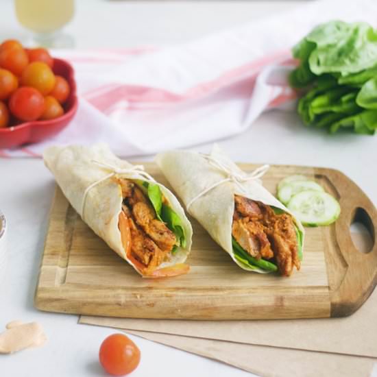 Peri Peri Chicken Wraps