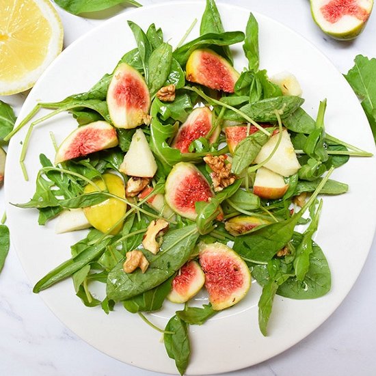 Spinach Figs Refreshing Salad