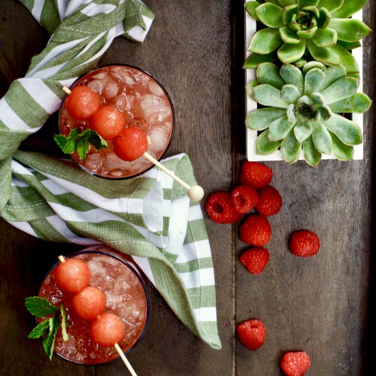 Raspberry-Watermelon Sangria