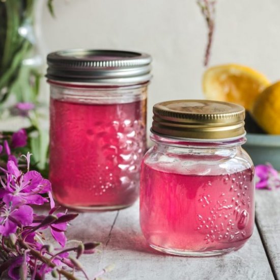 Fireweed Simple Syrup (& Lemonade)