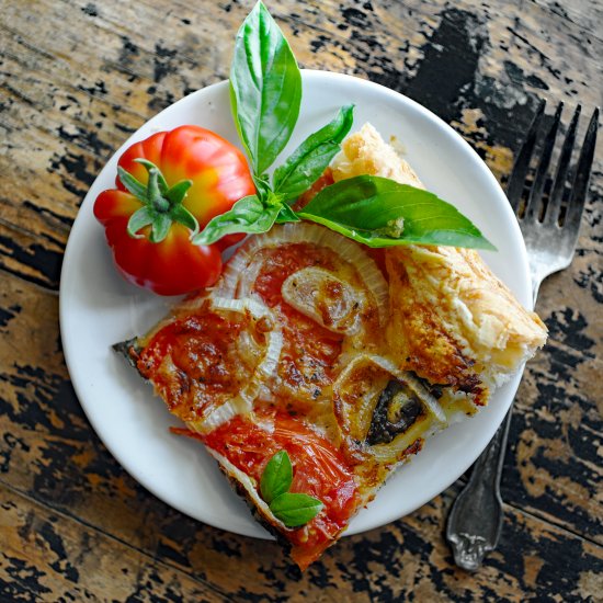 Tomato Basil Tart