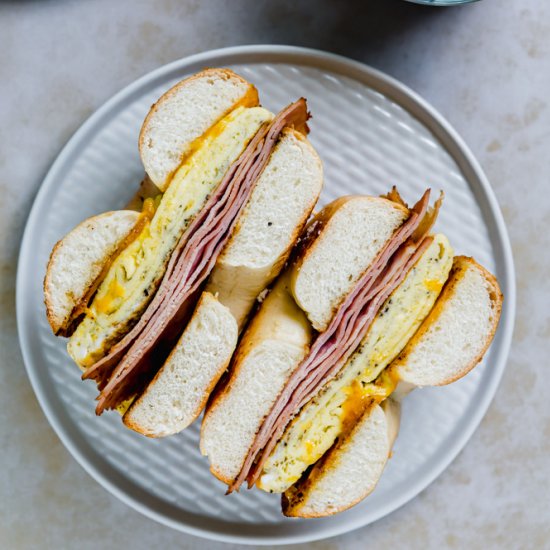 Ham, Egg & Cheese Sandwich