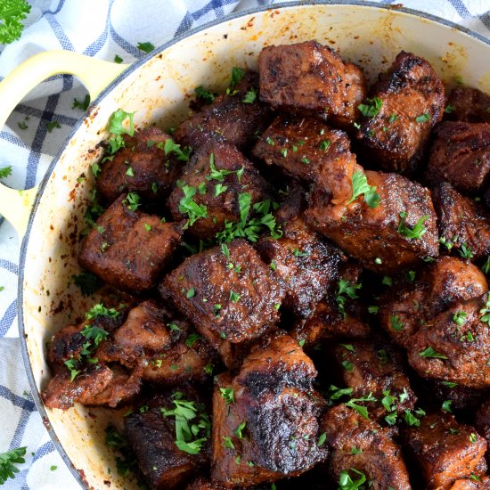 Spicy Buttered Steak Bites