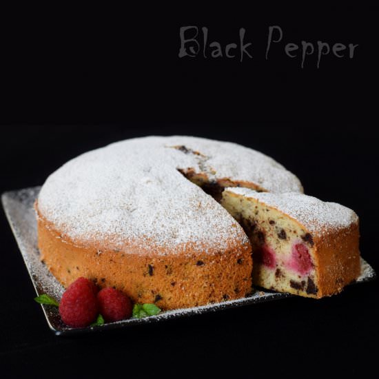 Raspberry Cake with Dark Chocolate