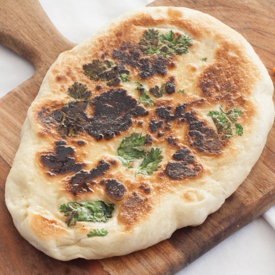 Low Fodmap Garlic Naan