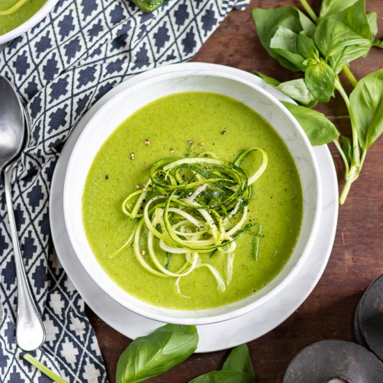 Zucchini Soup with Basil