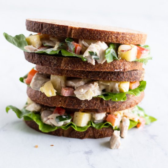 Low FODMAP Hawaiian Chicken Salad