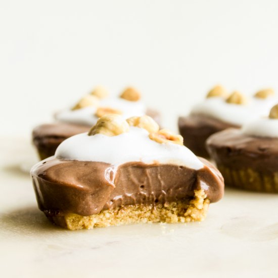 No Bake Nutella Cheesecakes