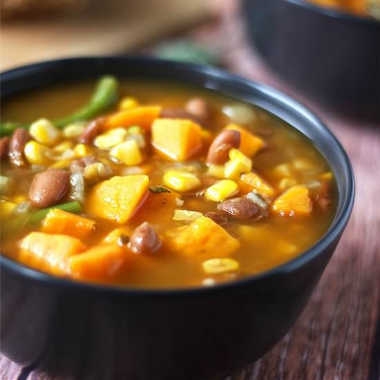 Chilean sweet potato stew