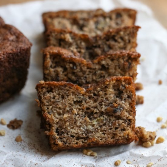 Cinnamon Walnut Banana Bread