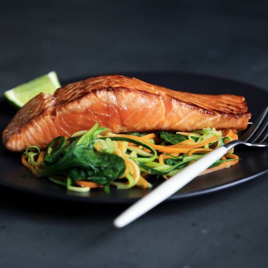 Soy-Maple Salmon