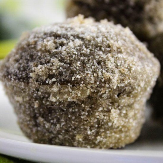 Chocolate Zucchini Donut Muffins