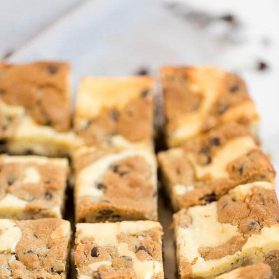 Chocolate Chip Cheesecake Bar