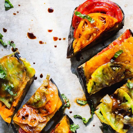 Basil Roasted Eggplant