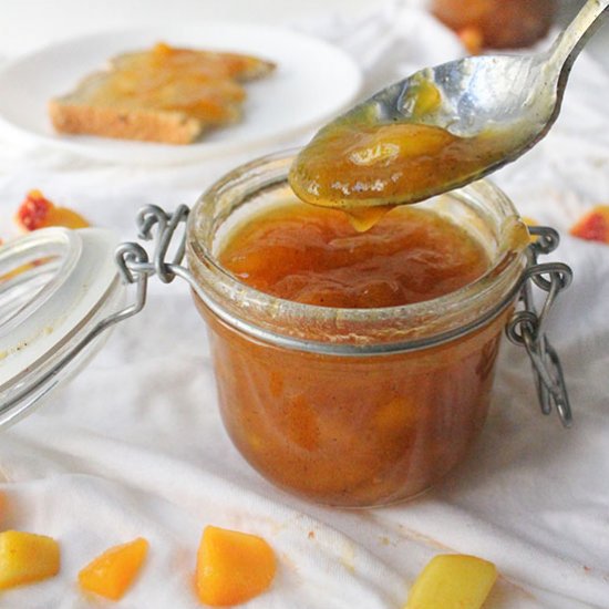 Easy Peach Cardamom Jam