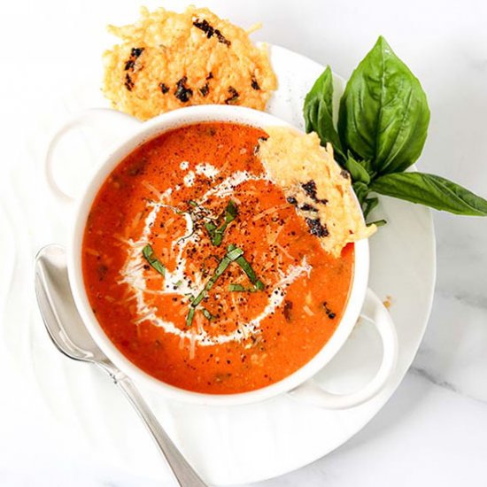 Creamy Tomato and Basil Soup