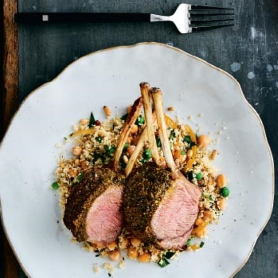 Pistachio Crusted Lamb Rack