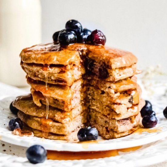 Blueberry Banana Pancakes