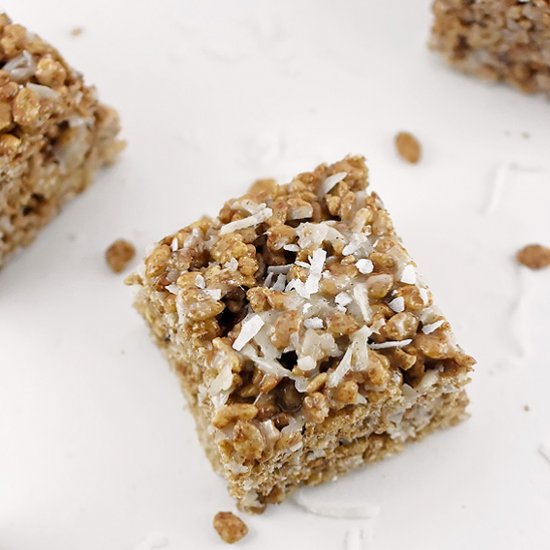 Chocolate Coconut Krispie Treats