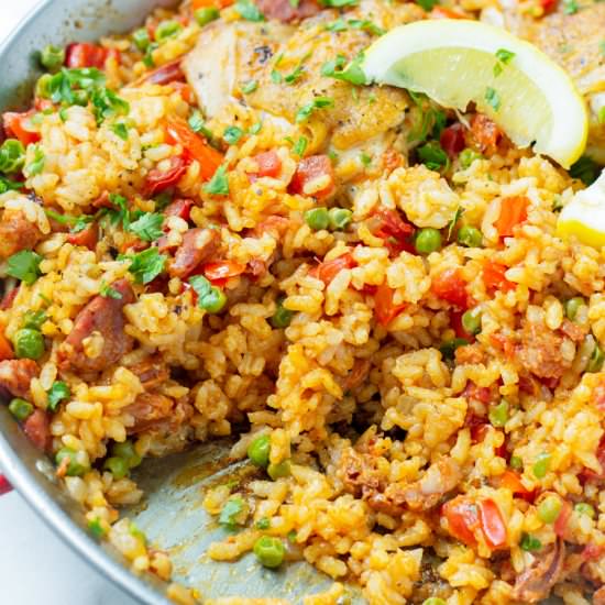 Chicken and Chorizo Paella