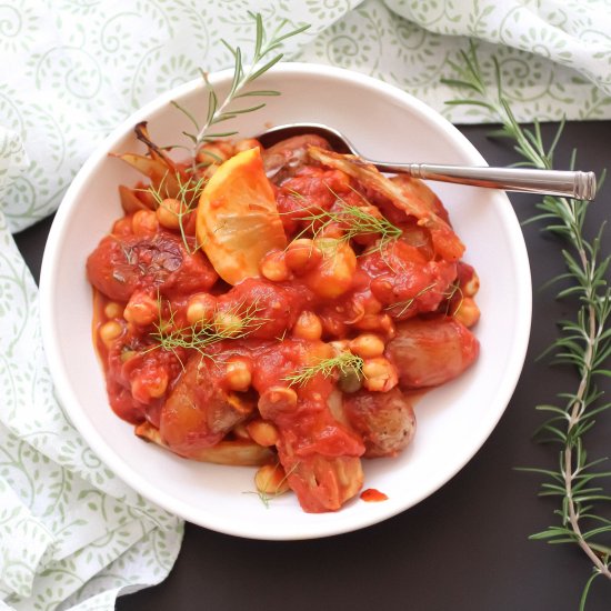 Potato, Fennel and Tomato Stew