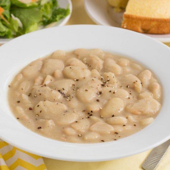 Creamy Southern Butter Beans