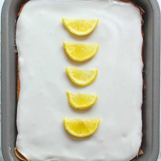 Vegan Lemon Elderflower Cake