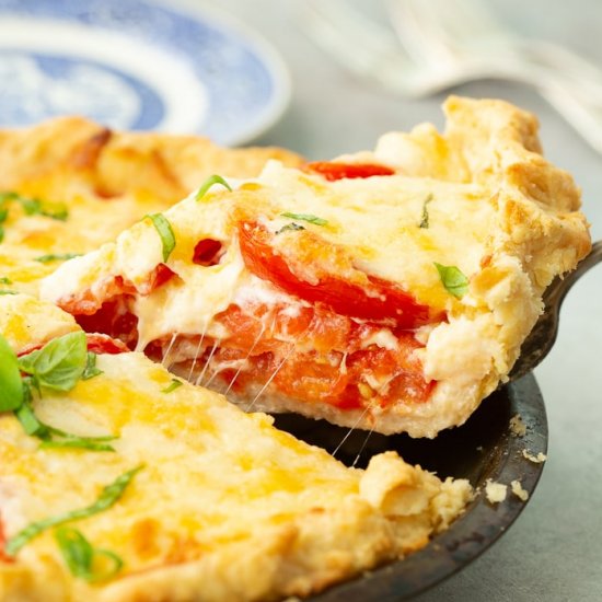 SOUTHERN TOMATO BASIL PIE [+VIDEO]