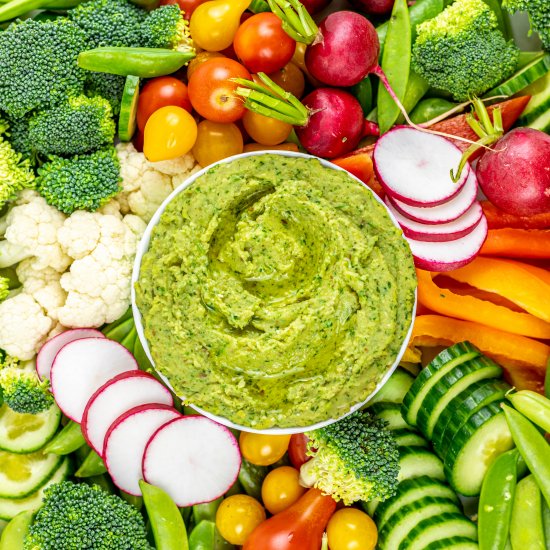 Cilantro Jalapeno Hummus Dip