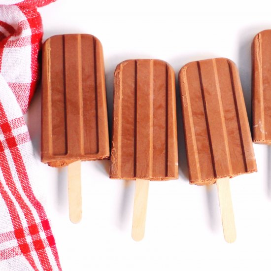 Vegan fudgesicles