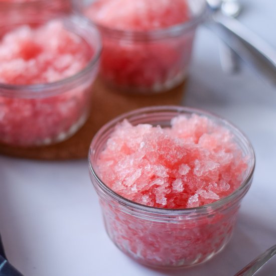 Rose Sangria Granita