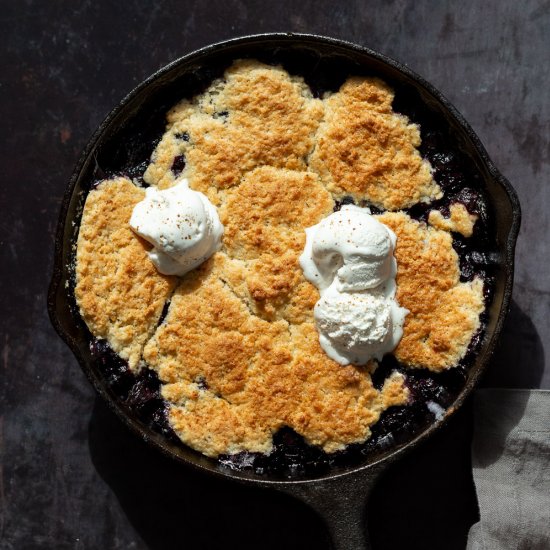 Vegan Blueberry Cobbler