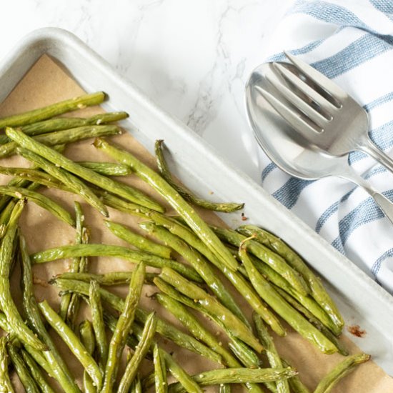 Garlic Roasted Green Beans