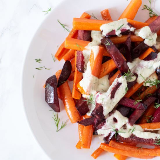 Roasted Beets & Carrots