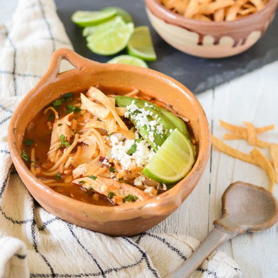 Chicken Fideo Soup