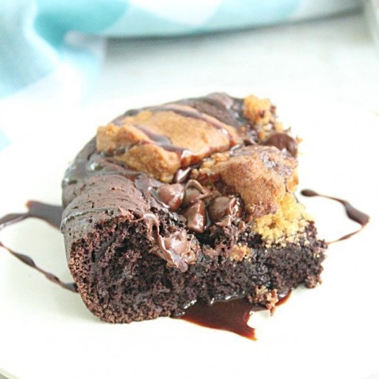 Peanut Butter Cookie Chocolate Cake