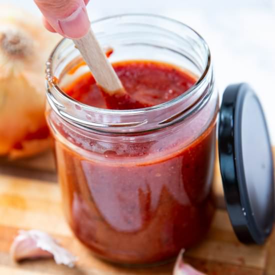 Honey BBQ Sauce (EASY/9INGREDIENTS)