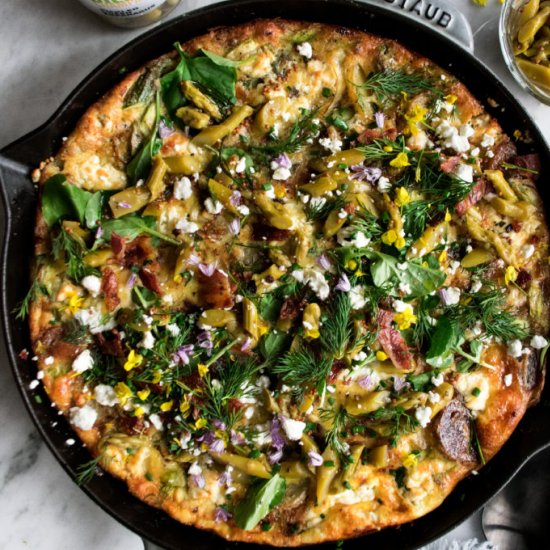 Potato Bacon Frittata