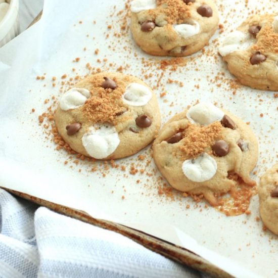 S’mores Chocolate Chip Cookies