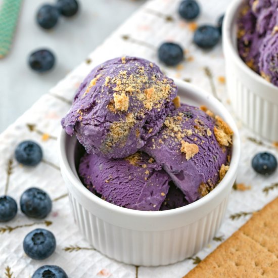 Blueberry Cheesecake Ice Cream