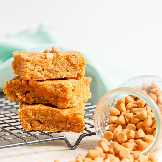 Sweet Potato Butterscotch Blondies