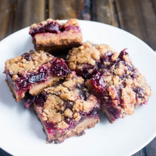 Cherry Pie Crumble Bars