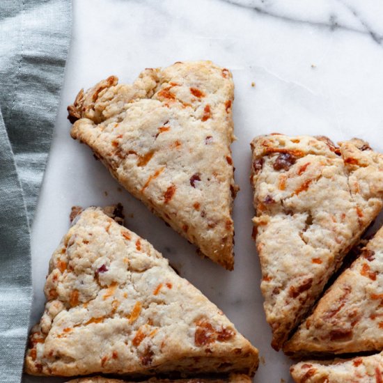 Cheddar Bacon Scones