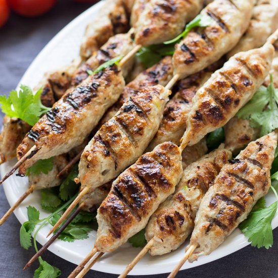 Ground Chicken Kebabs (Skewers)