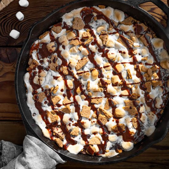 Skillet S’mores Brownie