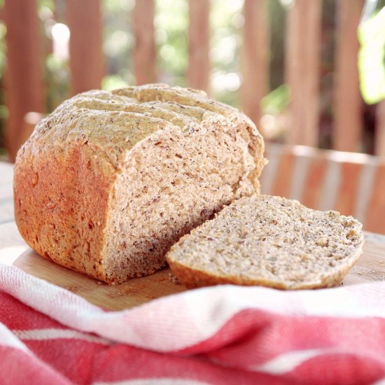 Semi Wholemeal Loaf in Breadmaker