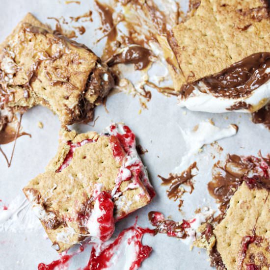 Homemade Indoor Gourmet S’mores