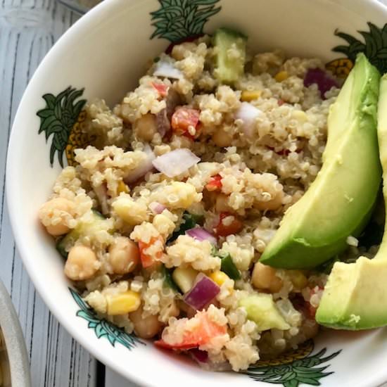 Healthy Vegan Quinoa Salad