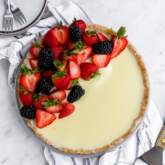 Easy Cookie Crust Lemon Tart